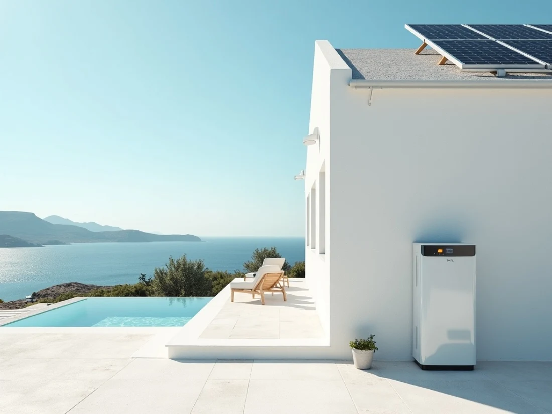 Exelon 6,2 kW Off-Grid Solar Paket · 4,36 kWp Panel, 9,6 kWh Jel
