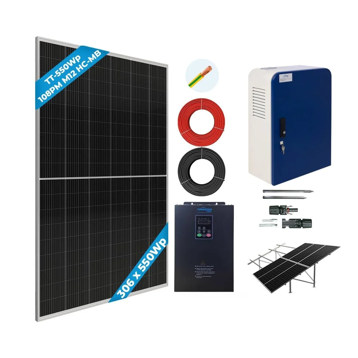 1HP-0.75KW 1 FAZ / 230V Pompa İçin Sulama Paketi