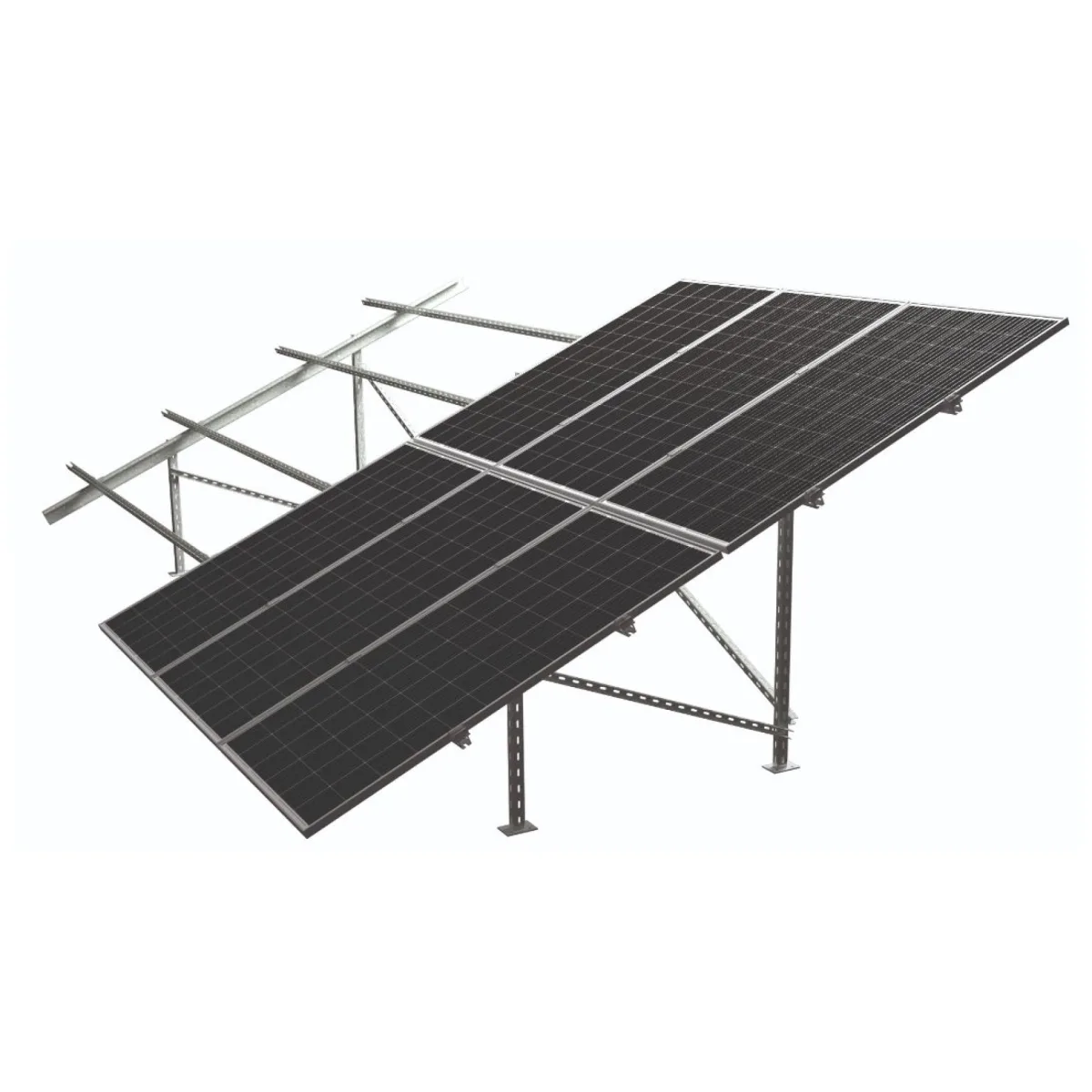 42 Panelli 2x21 Dikey Düz Zemin Çinko Kaplama Galvaniz