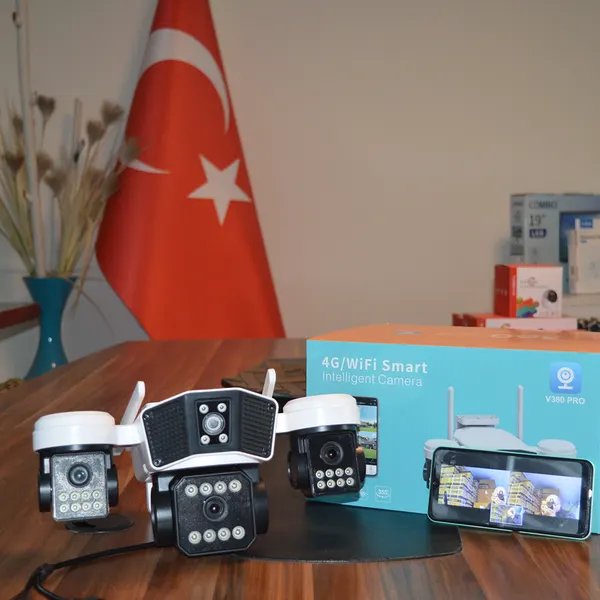 BKD RX-95W Wifi 3 Lensli 12 Volt 2A Kablosuz Güvenlik Kamerası