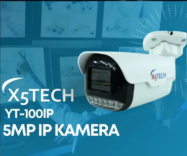 BKD YT-100F-IP Poeli Sesli 5Mp Dual Led 3,6mm Kamera