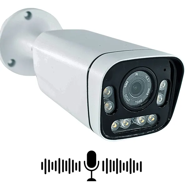 BKD YT-75F-IP Poeli Sesli 4Mp Dual Led 3,6mm Kamera