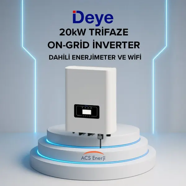 DEYE 20KW TRİFAZE ON-GRID İNVERTER