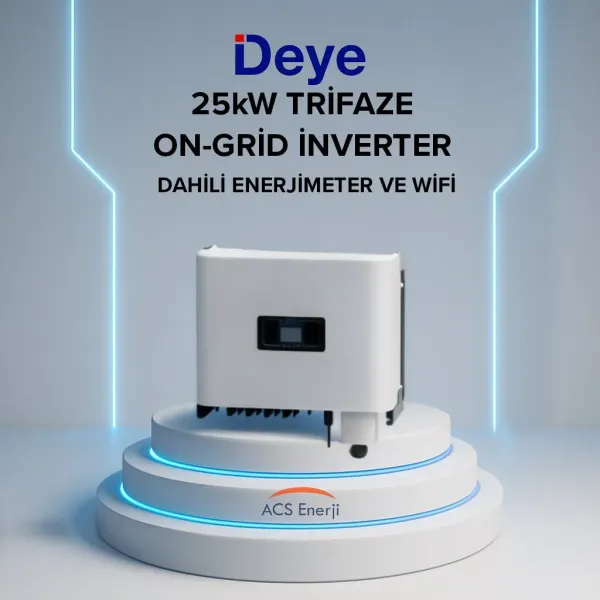 DEYE 25KW TRİFAZE ON-GRID İNVERTER