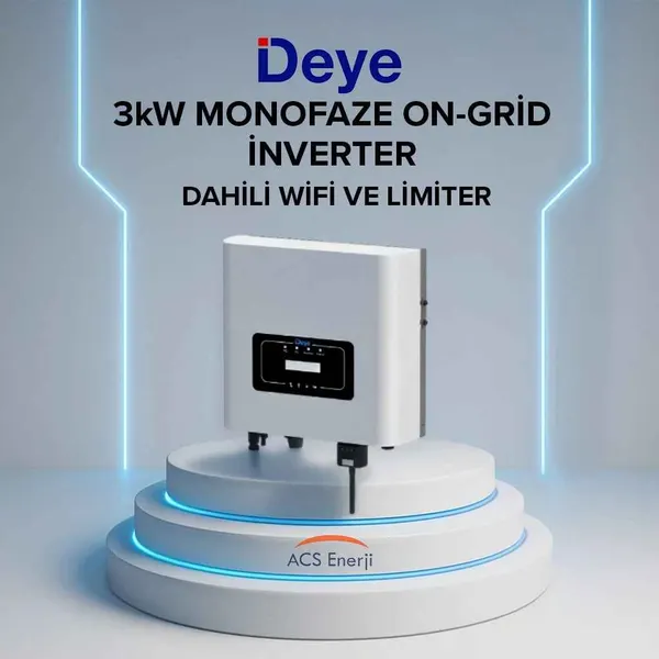 DEYE 3KW MONOFAZE ON-GRID İNVERTER