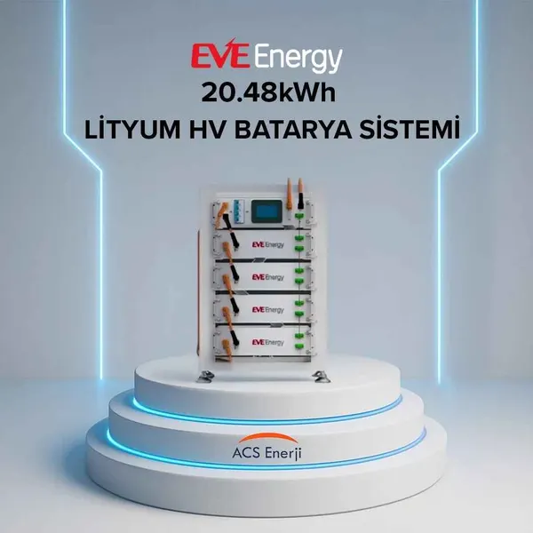 EVE 20.48KWH HV LİTYUM BATARYA SİSTEMİ