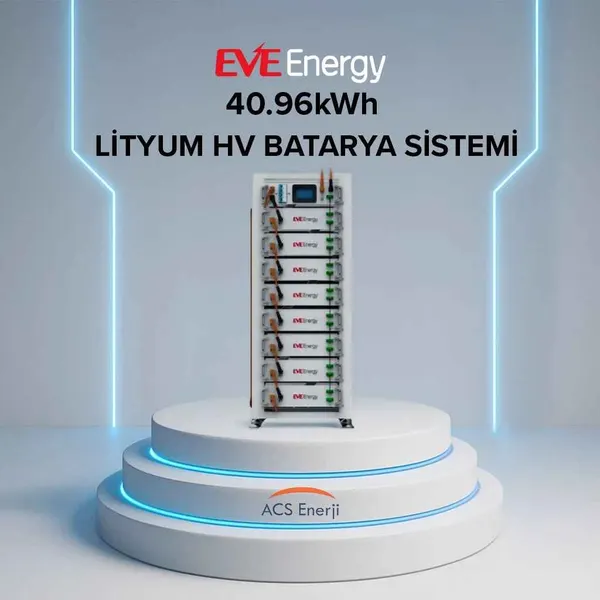 EVE 40.96KWH HV LİTYUM BATARYA SİSTEMİ