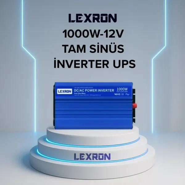 LEXRON 1000W 12V TAM SİNÜS (UPS/REDRESÖR)