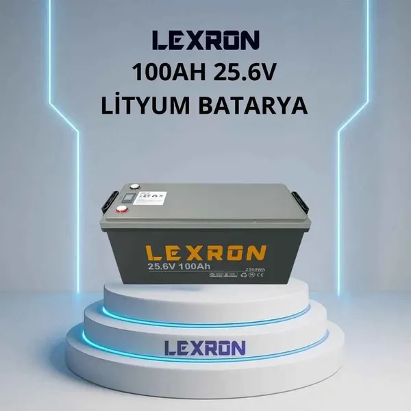 LEXRON 100AH 25.6V LİTYUM BATARYA