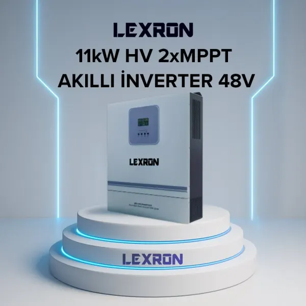 LEXRON 11KW HV 2xMPPT AKILLI İNVERTER 48V