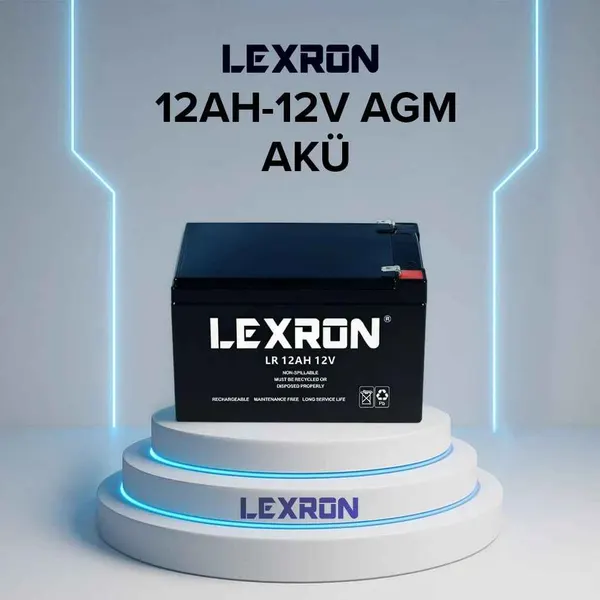 LEXRON 12V 12AH AGM UPS AKÜSÜ