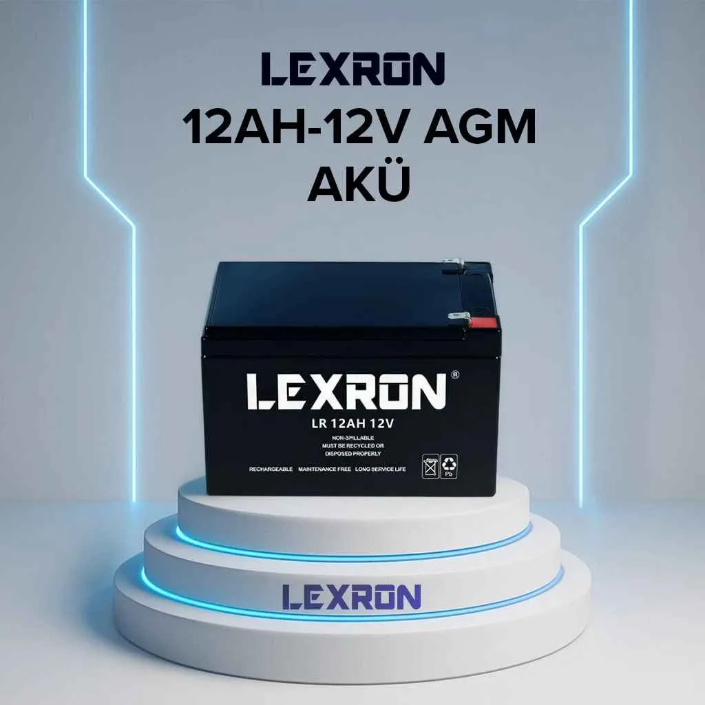 LEXRON 12V 12AH AGM UPS AKÜSÜ