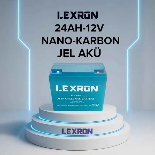 LEXRON 12V 24AH NANO-KARBON JEL AKÜ
