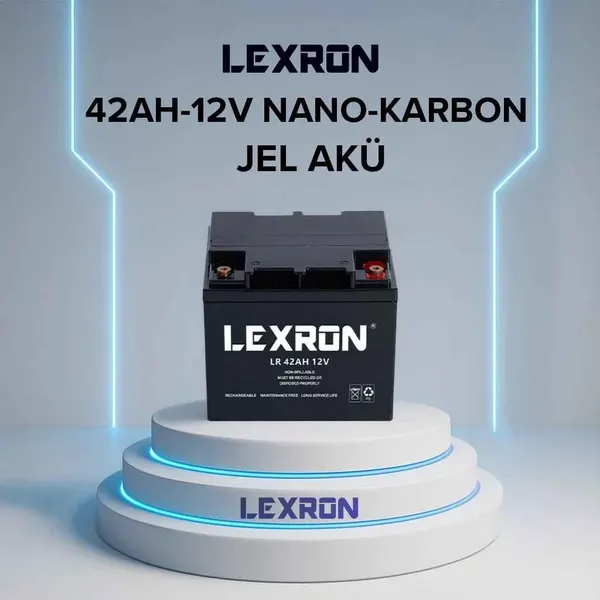 LEXRON 12V 42AH NANO-KARBON JEL AKÜ