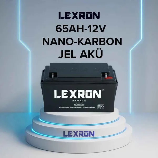 LEXRON 12V 65AH NANO-KARBON JEL AKÜ