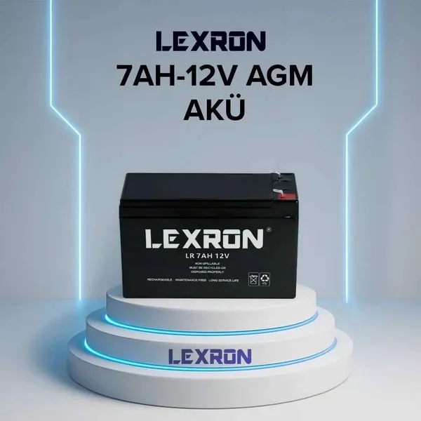 LEXRON 12V 7AH AGM UPS AKÜSÜ