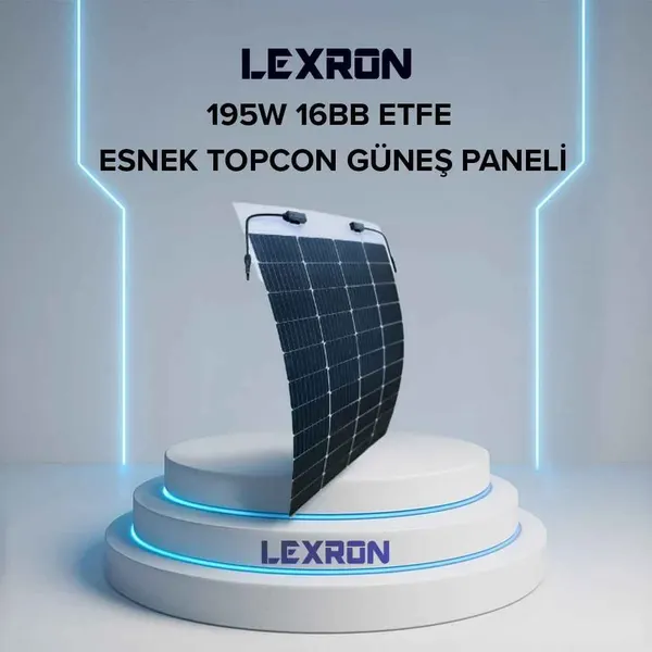 LEXRON 195W TOPCON ESNEK GÜNEŞ PANELİ