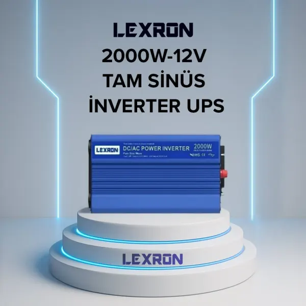 LEXRON 2000W 12V TAM SİNÜS (UPS/REDRESÖR)