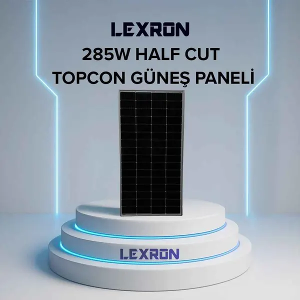 LEXRON 285W HALF-CUT TOPCON MONO GÜNEŞ PANELİ