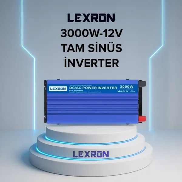 LEXRON 3000W 12V TAM SİNÜS İNVERTER