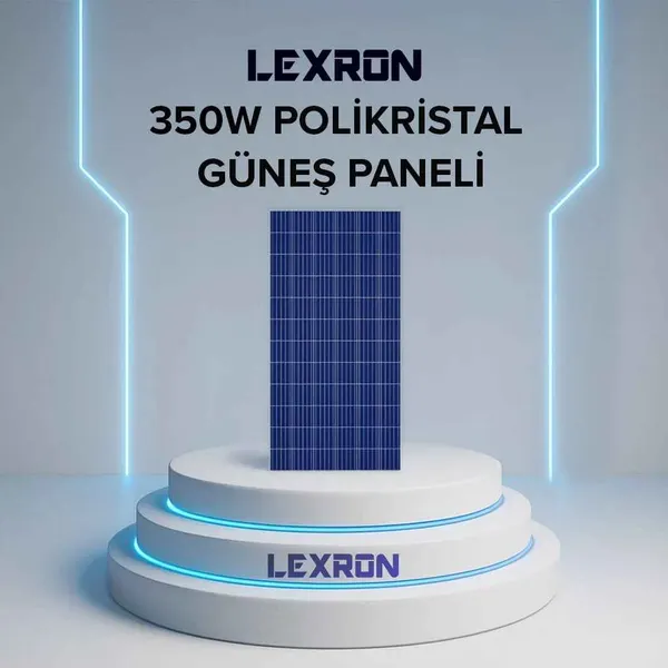 LEXRON 350W POLİKRİSTAL GÜNEŞ PANELİ