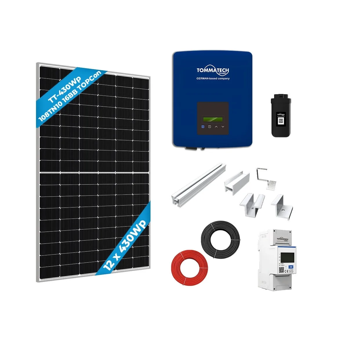 Tek Faz 5kWe On Grid Large Paket