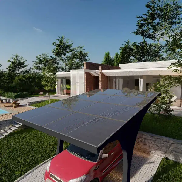 TommaTech 2 Araçlık Solar Otopark Paketi 590Wp