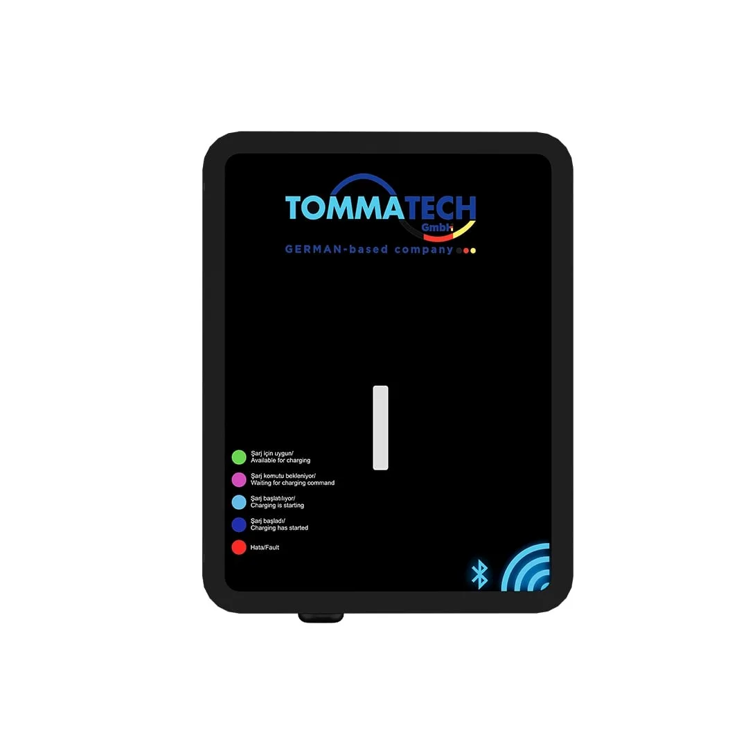 TommaTech 22kW Type2 32A 5m Araç Şarj Kablosu